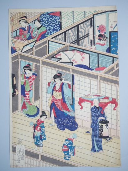 Tsukioka Yoshitoshi (Japan, 1839-1892)
Three...