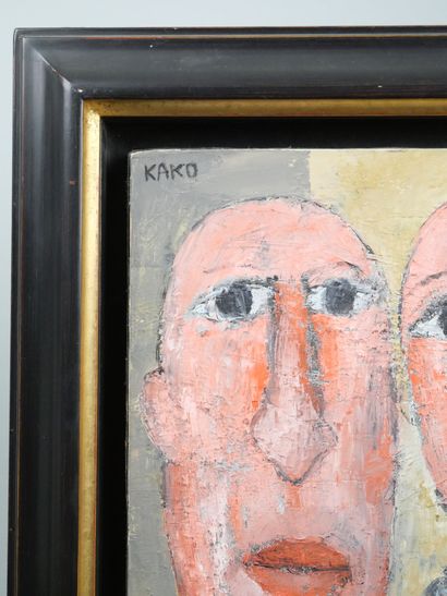 Kako TOPOURIA (born 1960)
Double portrait
Oil...