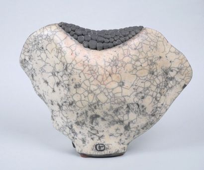 Contemporary school
Free-form enameled raku...