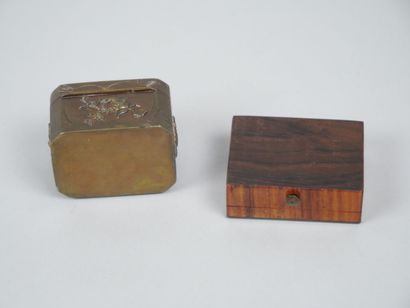 Reunion of two rectangular boxes, one in...