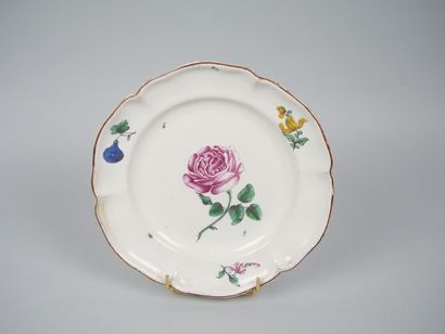 STRASBOURG
Set of five earthenware rimmed...