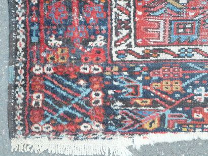 Hamadan rug (cotton warp and weft, wool pile),...