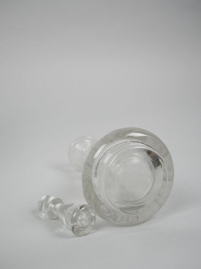 CRISTAL DE LORRAINE
Crystal decanter with...