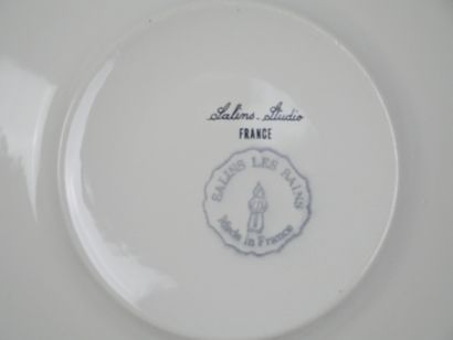 SALINS-STUDIO France
Porcelain service set...