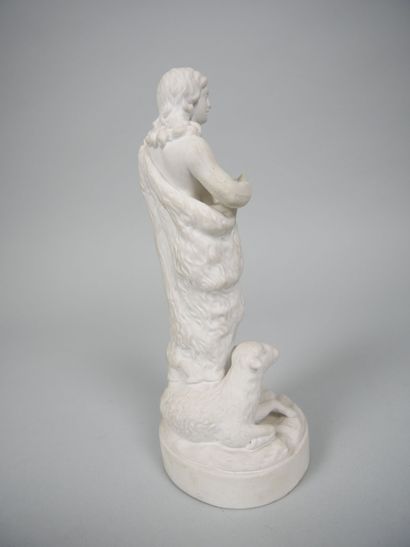 Bisque subject depicting Saint John the Baptist
Dimensions:...