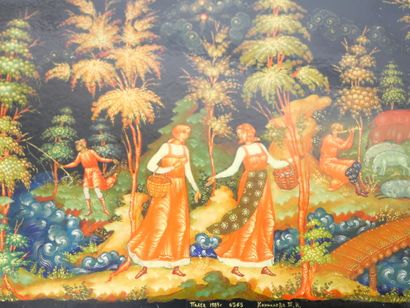 RUSSIA - Palekh school
Reunion of two lacquer...