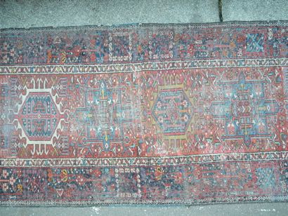 Hamadan rug (cotton warp and weft, wool pile),...