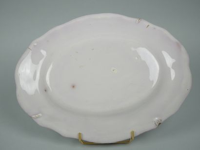 STRASBOURG
Oval earthenware dish with contoured...
