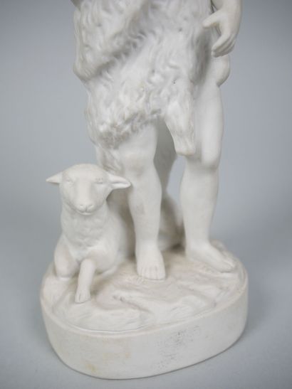 Bisque subject depicting Saint John the Baptist
Dimensions:...