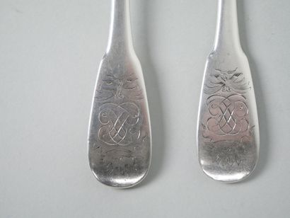 Silver flatware 950 thousandth unipat model,...
