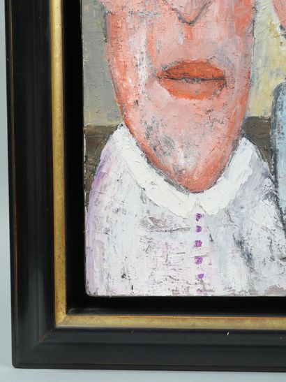 Kako TOPOURIA (born 1960)
Double portrait
Oil...