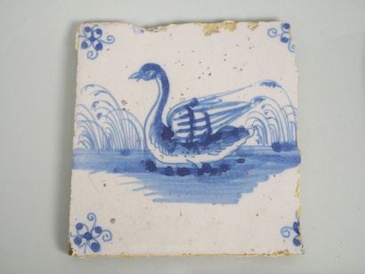 DELFT
Set of fifteen earthenware tiles with...