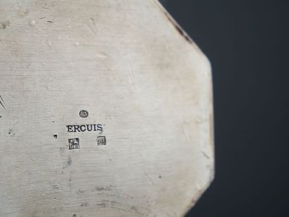 ERCUIS
Set of three silver-plated soliflor...