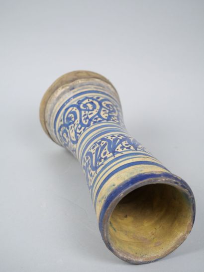 NORTH AFRICA
Small enameled terra cotta djembe...