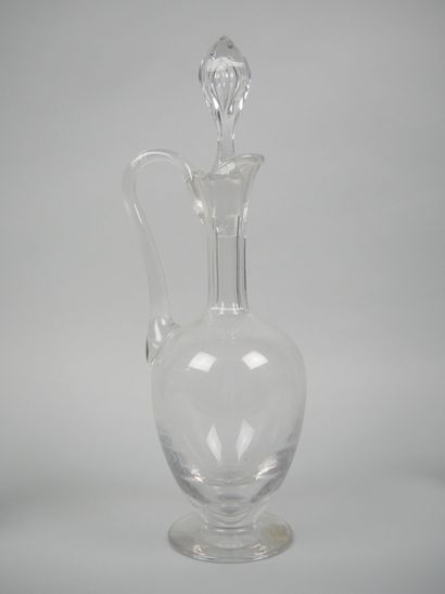 CRISTAL DE LORRAINE
Crystal decanter with...