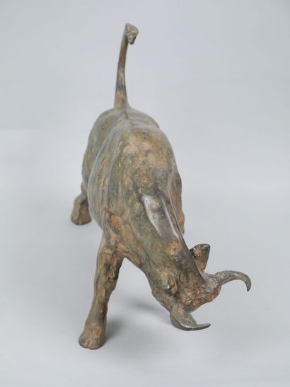 Pierre CHENET (20th century)
Charging Bull
Bronze...