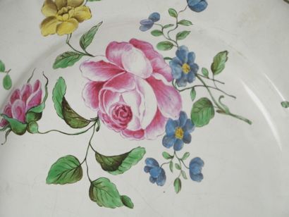 STRASBOURG
Set of five earthenware rimmed...