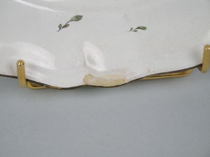 STRASBOURG
Set of five earthenware rimmed...