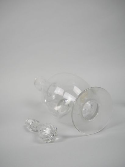 CRISTAL DE LORRAINE
Crystal decanter with...