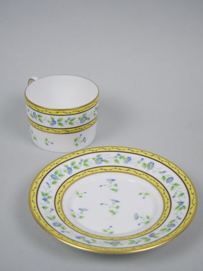 RAYNAUD in LIMOGES
- Porcelain cup and saucer...