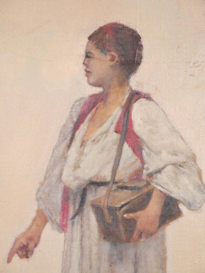 Francisque NOAILLY (1855-1942)
Young girl...