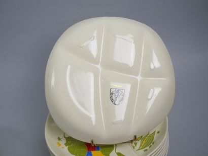 SALINS
Burgundian fondue set in earthenware...