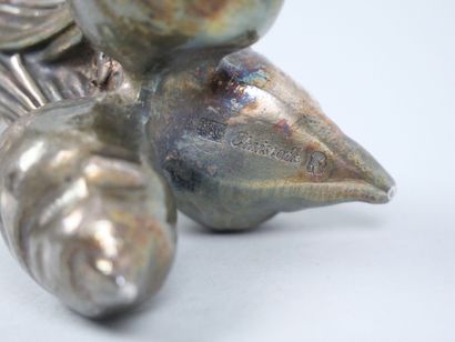 CHRISTOFLE
Pair of silver-plated 