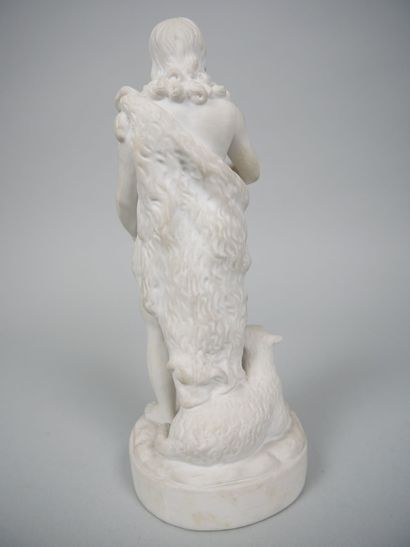 Bisque subject depicting Saint John the Baptist
Dimensions:...