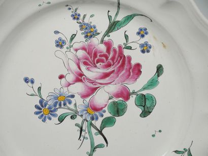 STRASBOURG
Suite of five earthenware rimmed...