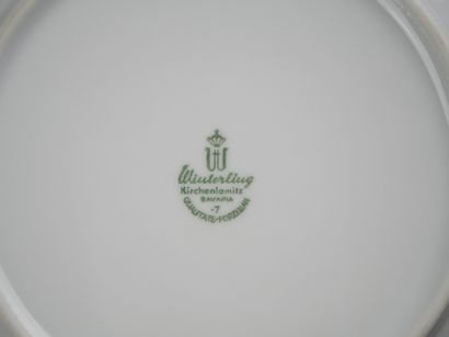 LIMOGES for KANTERBRAU
Suite of 5 porcelain...