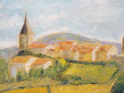 G. YANNIZ (20th century)
Provencal landscape
Oil...