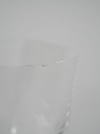 SEVRES
Oblique-shaped crystal whisky service...