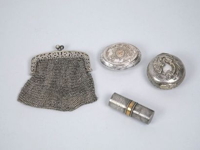 MARCEL ROCHAS
Lipstick case in silver-plated...