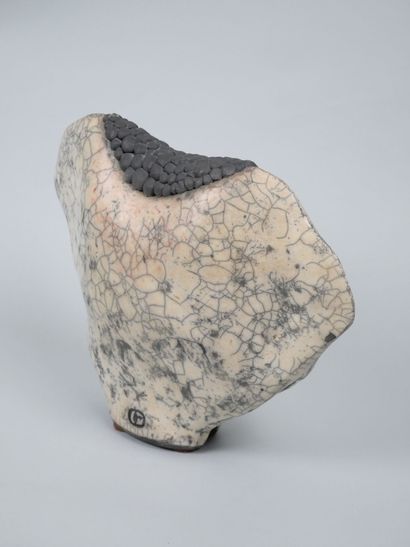 Contemporary school
Free-form enameled raku...