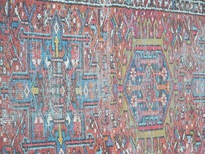 Hamadan rug (cotton warp and weft, wool pile),...