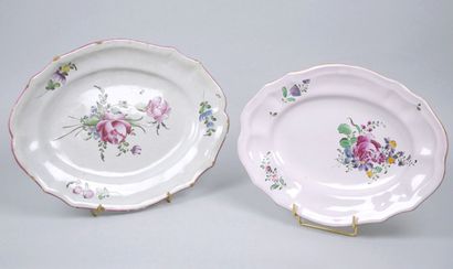 STRASBOURG
Oval earthenware dish with contoured...