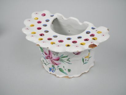 STRASBOURG
Earthenware planter with polychrome...