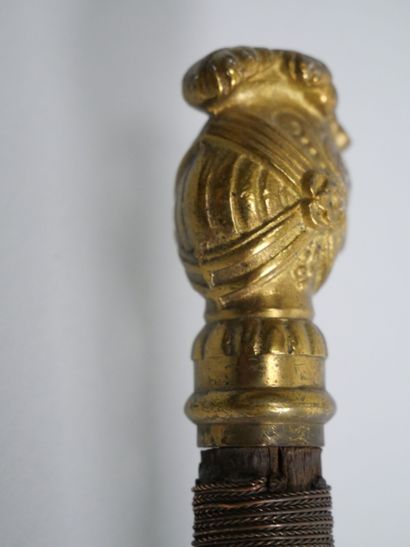 Pair of fencing foils with filigree fusee,...