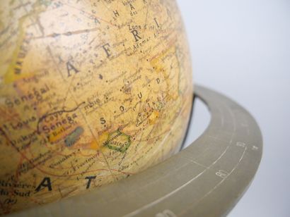 1:40,000,000 terrestrial globe by Joseph...