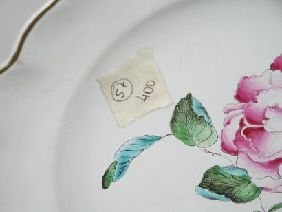 STRASBOURG
Set of five earthenware rimmed...