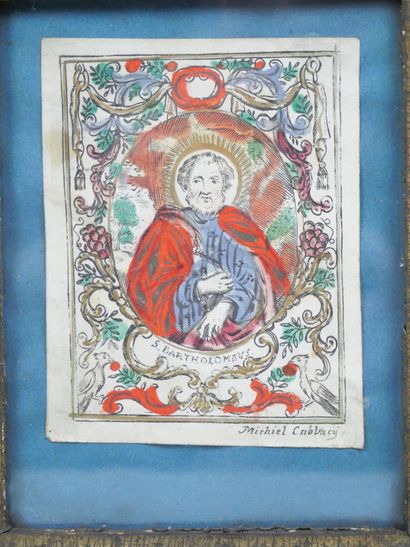 After Michiel CABBAEY (1660-1722)
Saint Bartholomew
Raised...