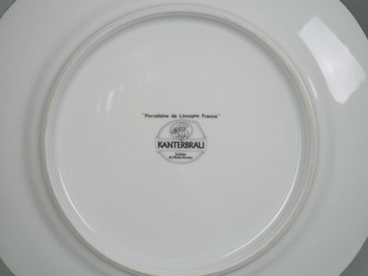 LIMOGES for KANTERBRAU
Suite of 5 porcelain...