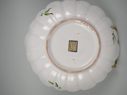 STRASBOURG
Pair of earthenware rimmed bowls...