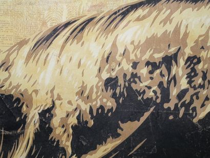 Shepard FAIREY aka OBEY (b. 1970)
Dark Wave
Silkscreen,...