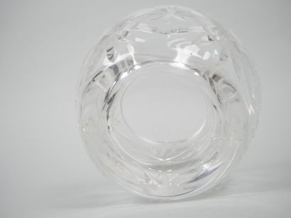 SAINT-LOUIS
Crystal sugar bowl cut with rosettes
Mark...