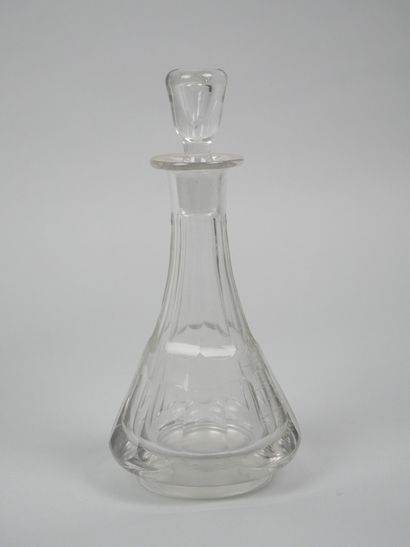 CRISTAL DE LORRAINE
Crystal decanter with...