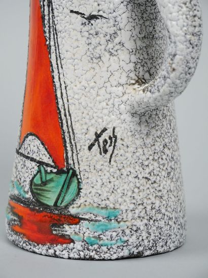 TESS in Valauris
Enameled earthenware pitcher...