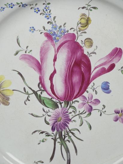 STRASBOURG
Set of five earthenware rimmed...