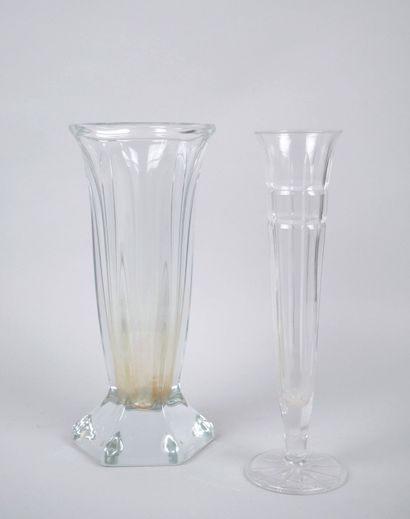 SEVRES
Large free-form crystal vase
Dry-stamp...