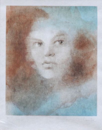 Leonor FINI (1907-1996) 
Portrait of a Woman
Lithograph...